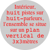 Intrieur, huit pistes sur huit-parleurs,